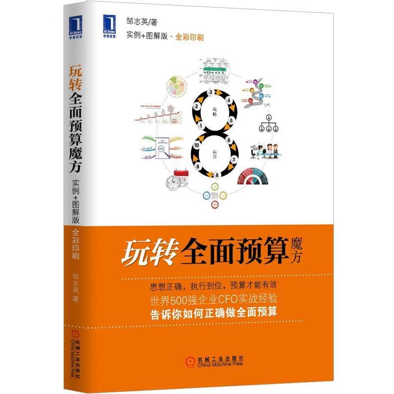 【正版书籍】 玩转全面预算魔方 邹志英 著 机械工业出版社