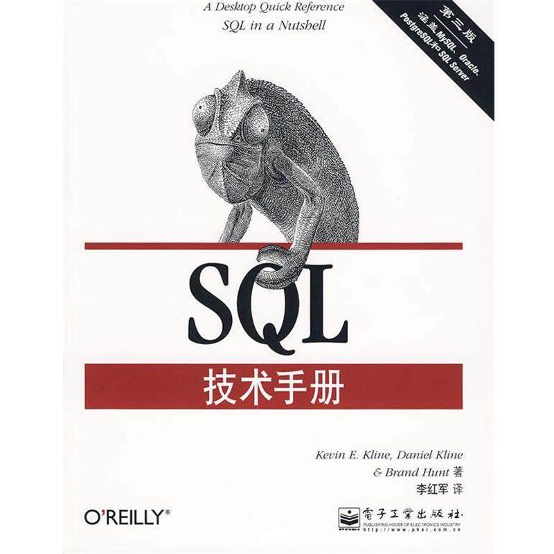 【正版书籍】 SQL技术手册 （美）克兰,（美）克兰,（美）亨特　著,李红军　译 电子工业出版社