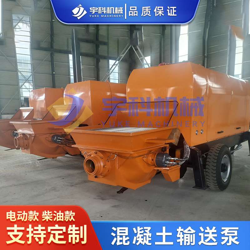 建筑工程混凝土输送泵二次构造柱泵大小型细石混泥土液压砂浆泵