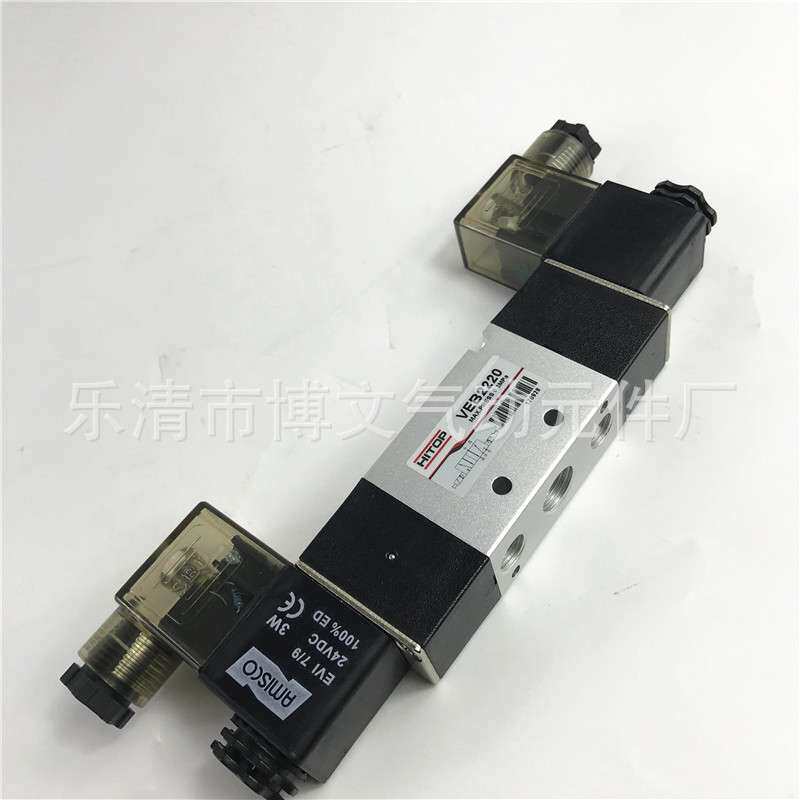 EB2220二位五通双电控换向阀AC220V DC24V电磁阀