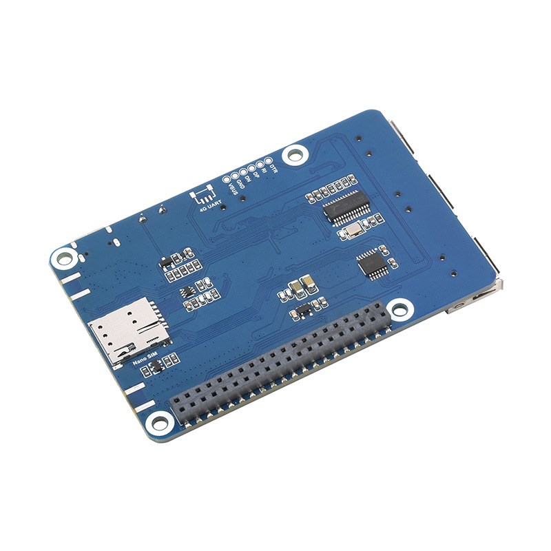 树莓派Cat-1/GNSS/USB扩展板 SIM7670G模组GNSS定位扩展3路USB2.0