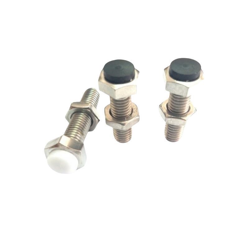 带聚氨酯止动缓冲螺栓UST6/8/10-20/25/30/35/40限W位螺丝定位螺