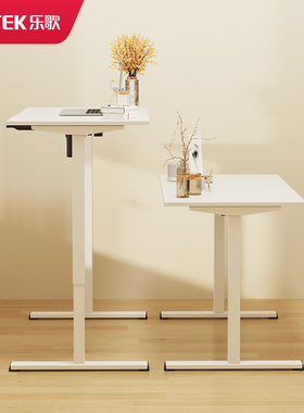 乐歌小户型经济款电动升降桌办公书桌电脑桌书桌升降桌腿E2-Lite