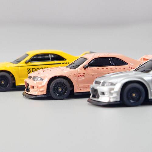 LDARC雷迪安R02新款桌面迷你车微型遥控车1:64全比例电动后驱竞速