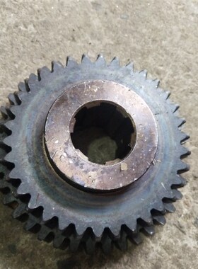 上海第四机床厂蚌埠X53T铣床配件338/339双联齿轮Z34/40/6-45*12