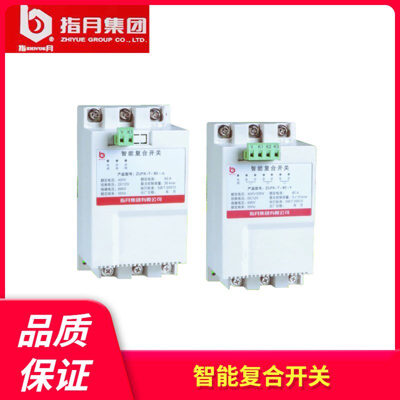 正品指月集团ZUFK智能复合开关ZUFK-T-100-Y分补型311-15KVAR