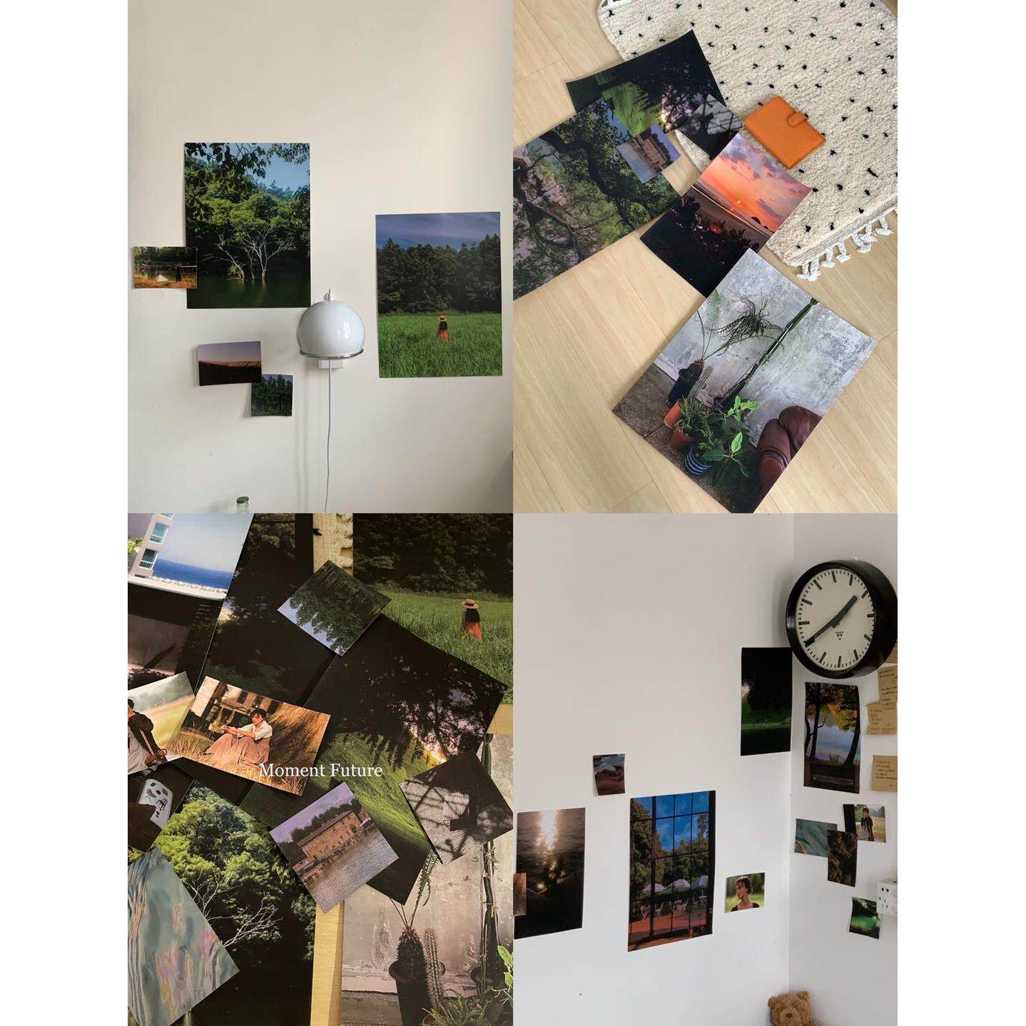 时刻未来装饰卡海报墙布局饰品照片道具覆古风格贴纸画