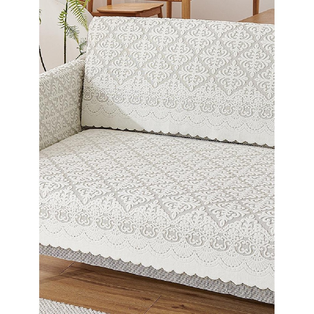 蕾丝沙发巾盖布全盖靠背盖巾长条客厅沙发垫搭巾家用卧室新款