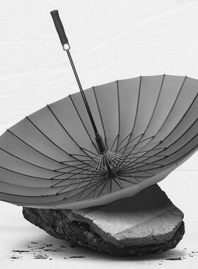 美度24骨自动雨伞s大号加固防风男士长柄商务遮阳伞黑色蓝色M7003