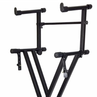 单管X型琴架电钢琴加高架 双管电子琴键盘通用加高双层支架促销