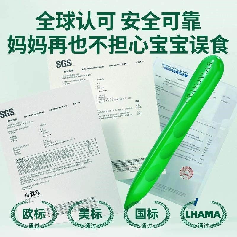 德国儿童三角洞洞蜡笔不脏手无毒幼儿园宝宝可水洗油画棒绘画套装,文具电教/文化用品/商务用品,蜡笔,淘宝优惠券,粉丝福利购,淘宝优惠卷