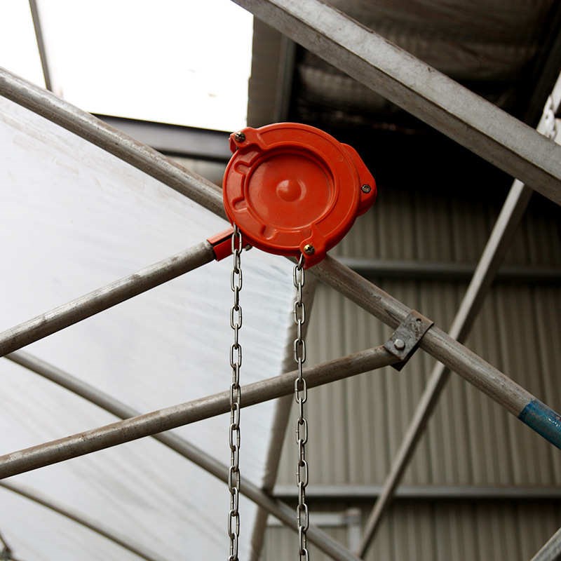 顶用卷膜器 大棚用配件现货 大棚顶用倒链卷膜器  温室卷膜器