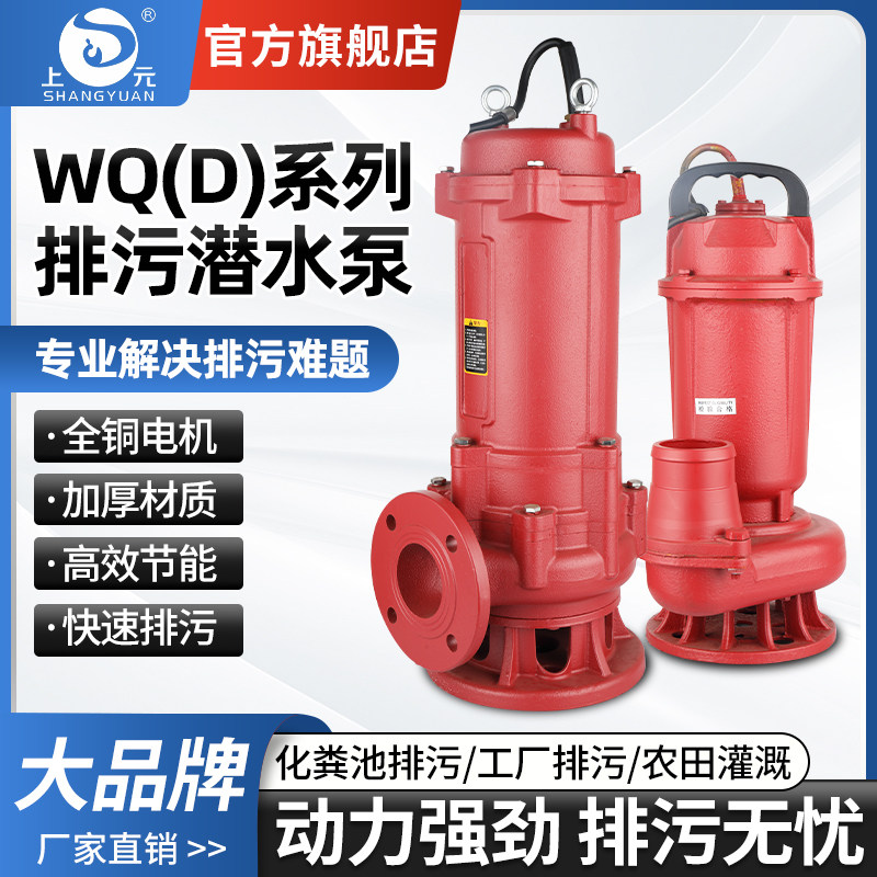 上海上元污水泵抽粪泥浆污泵扬程大抽水图片