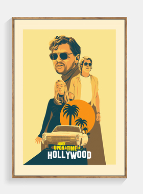 昆汀塔伦蒂诺电影装饰画客厅背景墙画卧室壁画落水狗复古海报挂画