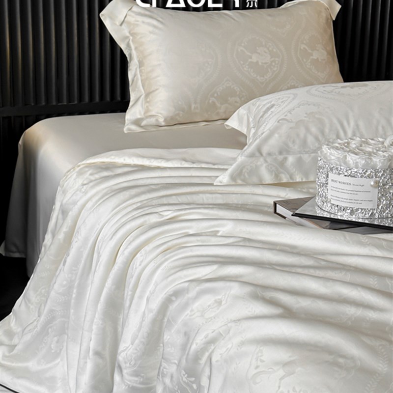 潮儿60S天丝夏季被2p025新款提花热钻石夏季降温被空调被机洗降温