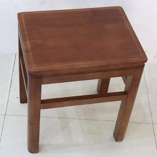 包邮全实木四方凳创意方凳学生凳工作凳家用木凳大方凳长方凳胡桃