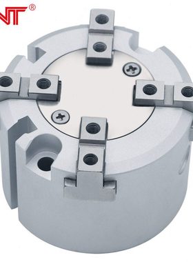 NNT气动平行手指气爪 圆柱形四爪气缸MHS4 双作用气机械手