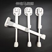 新款 伸缩折叠桌脚马蹄脚可升降调节懒人桌子腿配件床上桌子腿