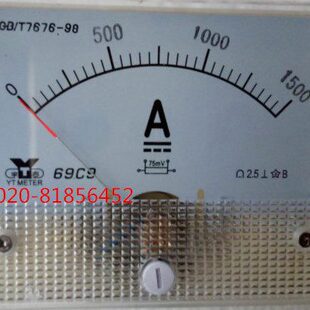 1.5KA 直流电流表 1500A 2.5KA 3KA 2KA 69C9 75MV
