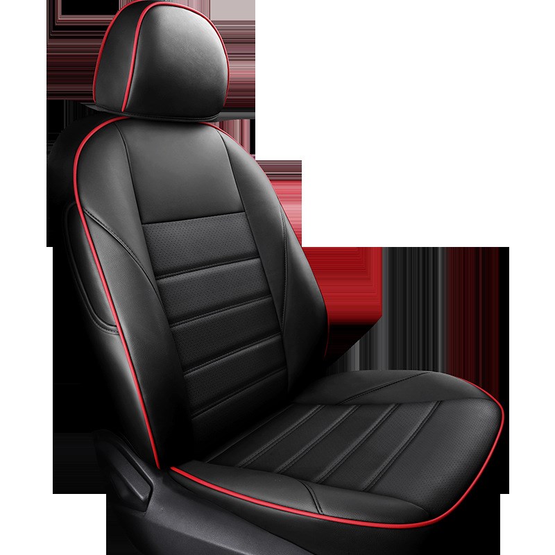 适用于大众宝来四季原车纹路四季通用全包围耐磨皮材质汽车坐椅套