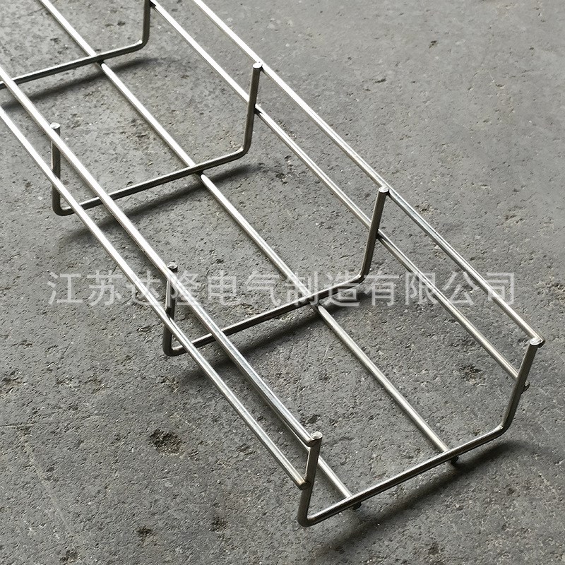 网格桥架不锈钢304机房电缆桥架镂空网格线槽100*50*4*3000