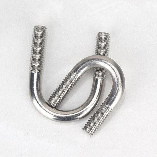 304不锈钢U型螺栓 U型螺丝 U型管卡 管夹固定卡扣骑马卡子M6-M12