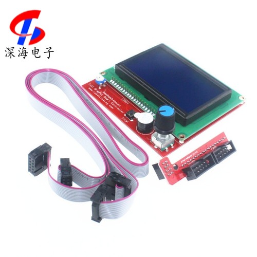 3d打印机配件LCD12864液晶控制屏1.4主板智能控制器屏带中文字库