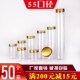 零食包装 桃胶 面条 55口径铝金盖塑料瓶透明密封罐