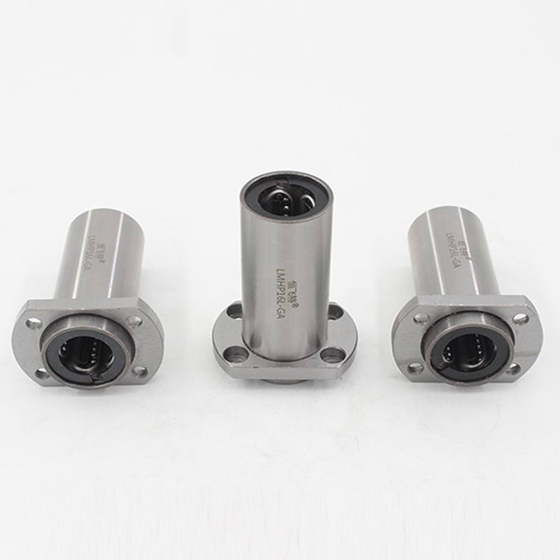 嵌入式双切边法兰直线轴承LMHP10 12 16 20 25 30 35 40LUU钢保长