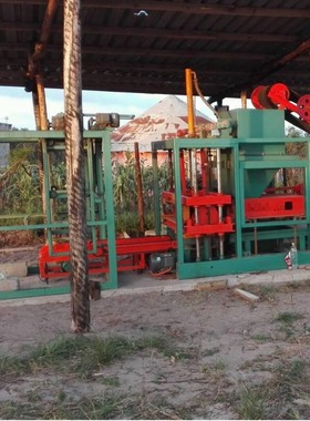 QT4-18 hydraulic cement block brick making machine QT4-15