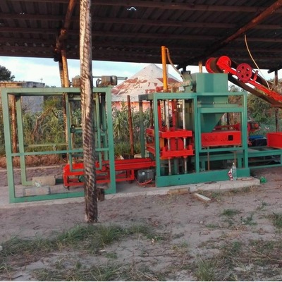 QT4-18 hydraulic cement block brick making machine QT4-15