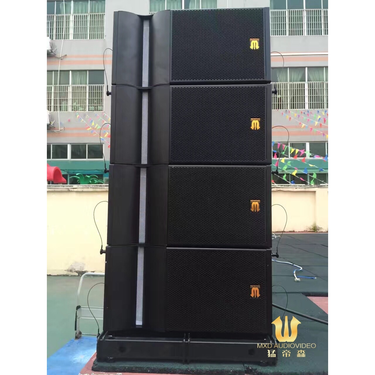 专业音箱 三分频十二寸远程线阵全频AD8012 舞台演出音响