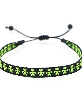 跨境南美哥伦比亚民族风织带幸运友谊手绳Jins小众多条叠戴手链女