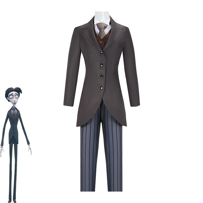 僵尸新娘cos服男主角维克多cosplay动K漫服装全套万圣节表演服新