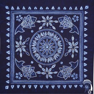 1.5米方云南民族风情大理白族周城扎染之乡纯手工扎染方桌布台布