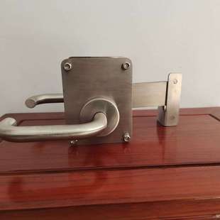 不锈钢猪舍门锁防撞锁机械配件猪舍专用门锁猪舍挂锁304不锈钢