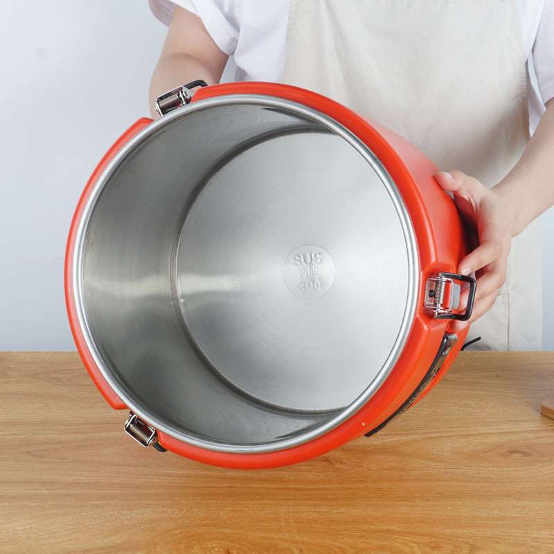 304不锈钢保温桶 美式大容量商用保温饭桶学校送餐汤桶菜桶运输桶