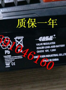 CASIL蓄电池电动卷帘门CA1212 12V1.2AH消防电梯电源电瓶12V1.3AH