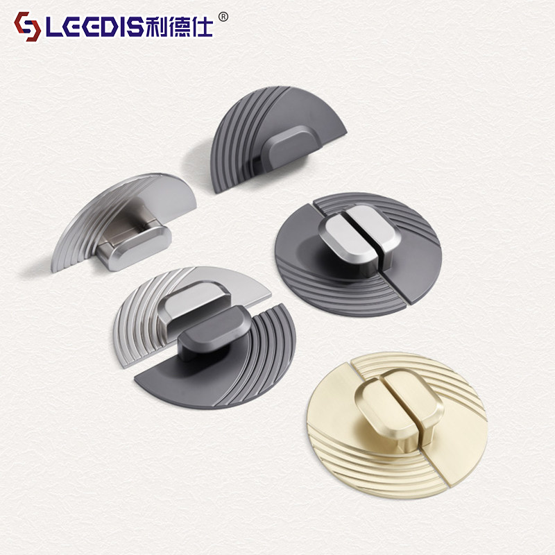 北欧轻奢个性半圆对装柜门衣柜拉手创意现代简约柜子橱柜抽屉把手