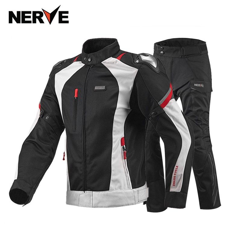NERVE涅夫赛车服套装骑行服男四季机车拉力服防水防寒保暖冬季