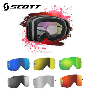 瑞士SCOTT越野摩托车风镜OTG近视款护目镜替换镜片修补防雾原厂片