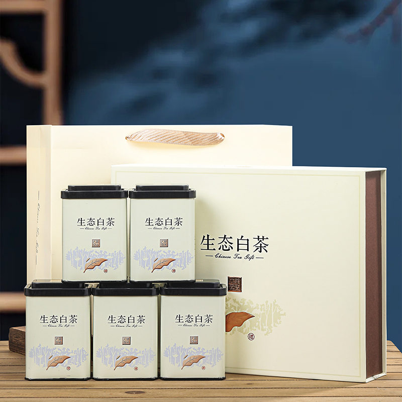 2022新茶礼盒安吉白茶包装盒5罐空盒半斤礼品盒茶叶盒子250克空盒