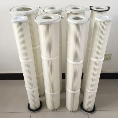 除尘滤筒   钢铁厂除尘滤筒   抛丸除尘滤筒滤芯  阻燃防静电滤芯