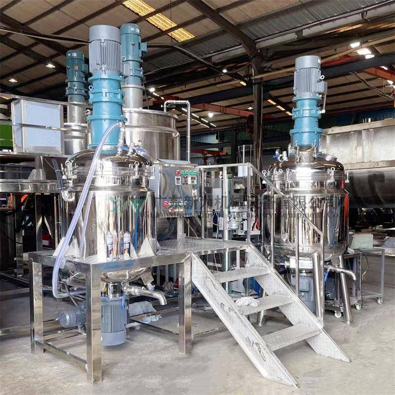 厂家涂料胶水搅拌机双层冷却加热反应釜溶解液助剂混合机