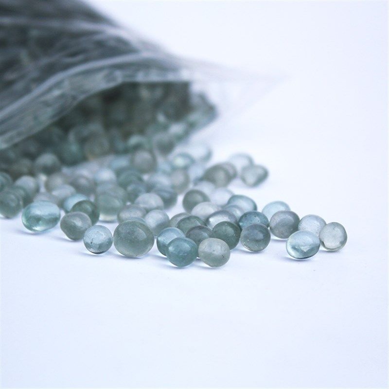6mm玻璃珠实心弹化学实验玻璃珠一盒500g通明无花玻璃珠 实心玻珠