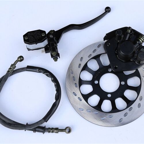 适用钻豹HJ125K-2银豹HJ125-7A/7C锐爽EN125前刹车泵碟刹盘上下泵