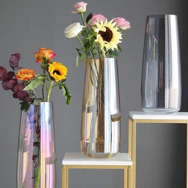 富贵竹马醉木落地特大号2045高玻璃花瓶高级感摆件客厅插花大花瓶,家居饰品,花瓶,淘宝优惠券,粉丝福利购,淘宝优惠卷