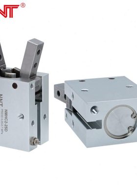 NNT气缸机械手夹具 平行手指气爪MHC2 工业机械手气缸/双作用