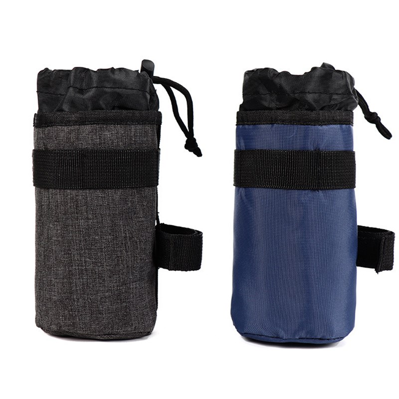 中性无标保温杯车头包750ml自行车包新品涤纶水壶包骑行装备车包