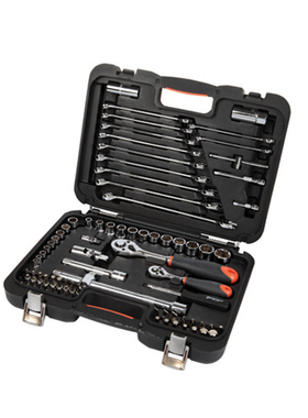 钢盾工具 79件综合性套筒组套 机修汽修套装S010079